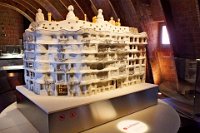 Scale model of Casa Mila