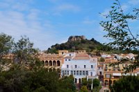 Castle Begur fortification overlooking Begur