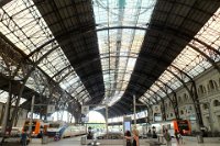 Main train station in Barcelona