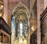 The Chapel of the Holy Sacrament which was resdesigned by Miquel Barcelo in 2007