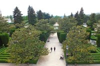 The gardens of the Royal Palace in Madrid