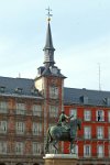 Façade of the Casa de la Panadería (Bakery Building) which dominates the plaza