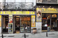 Taberna Alhambra in central Madrid, a popular bar and restaurant