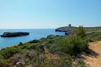 Coastal fortification at Calo Roig