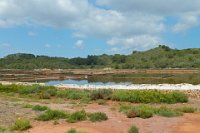 A sustainable tourism complex at Fornells Bay where sea salt has been processed since 1853