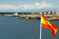 Leving Menorca on the ferry to Mallorca