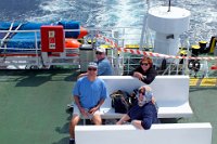 On the ferry to Menorca