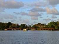 Rio Tortuguero from the dock of Pachira Lodge