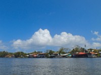 Tortuguero town from the river