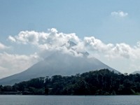 The volcano from Lake Arenal