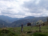 Driving through the countryside to Monteverde