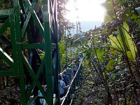 Crossing one of the bridges