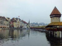 Kapellbrücke and Hotel Row