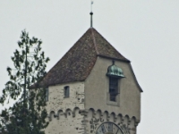 Clock tower along the city walls