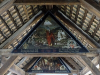 Detiail of paintings on the Reussbrucke