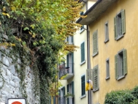 Side street in Lucerne leading to the Lion Monument