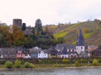 Heimburg Castle overlooking Nieder Heimbach