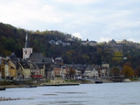 The town of Bad Salzig on the left bank