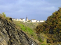 Unknown town above the gorge