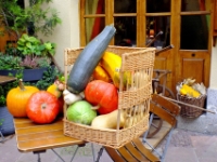 Fresh produce at a street market