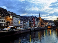 Strasbourg at twilight