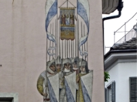 Sample of decorative building painting