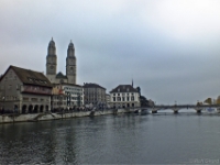 Grossmunster Church along the Zurichzee