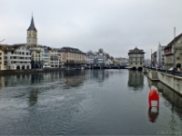 Part of the Zurichsee that flows through Zurich